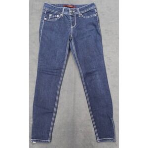 Domaine Women's Bootcut Jeans Size 32 Blue Dark Wash Distinctive Stitching